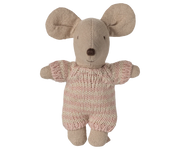 Maileg Babymuis in Reiswiegje - Roze