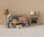 Maileg Houten Oval Coffee Table Mouse - Nature
