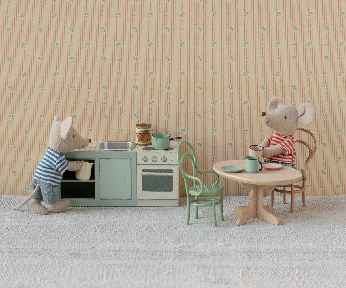 Maileg Vintage Chair Mouse  - Mint