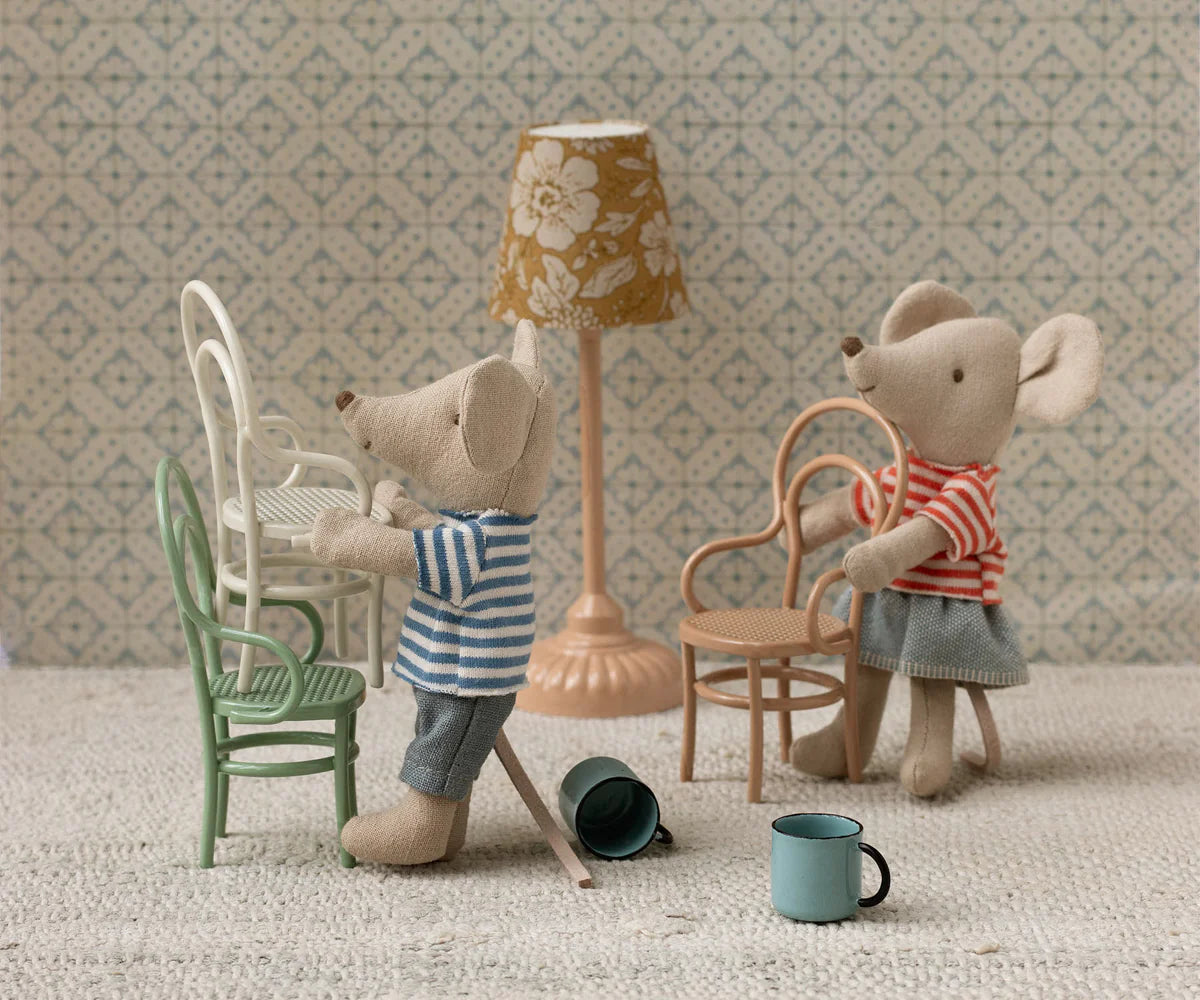 Maileg Vintage Chair Mouse - Dark Powder