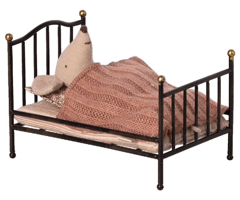 Maileg Bed Vintage Anthracite