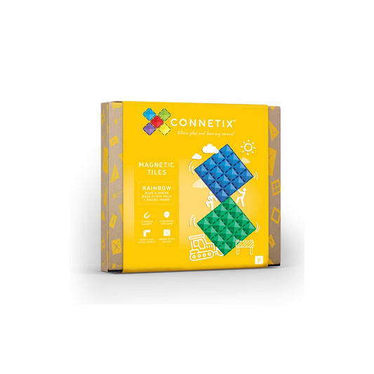Connetix Rainbow Base Plate Pack 2-delig