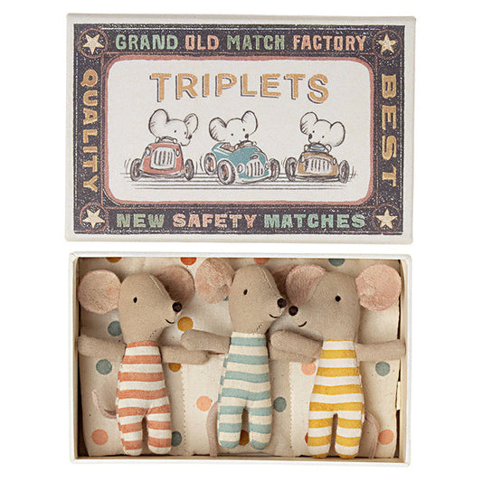 Maileg Baby Muis In Box Drieling - 8 cm