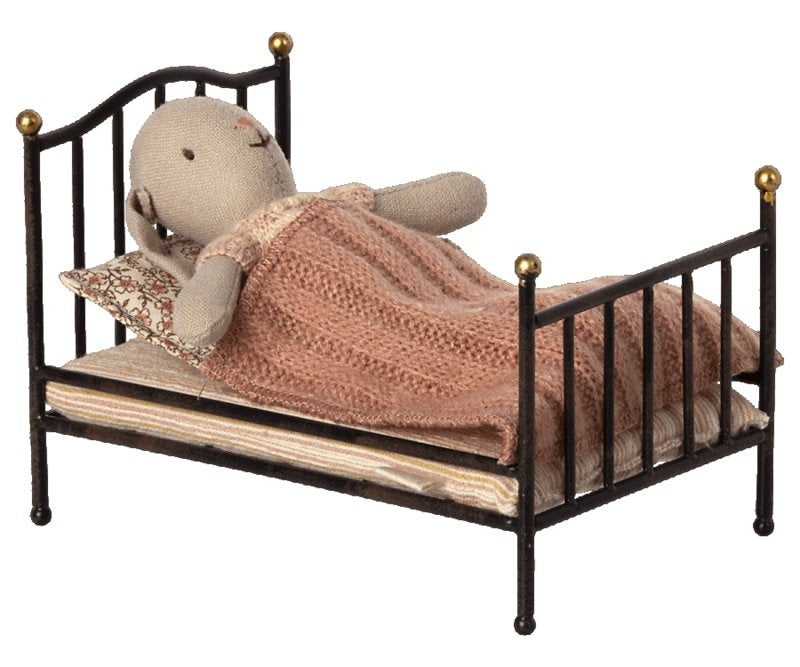 Maileg Bed Vintage Anthracite