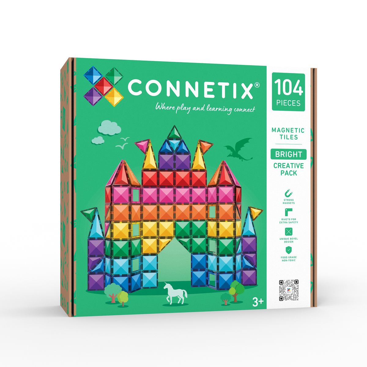 Connetix Bright Creative Pack 104-delig