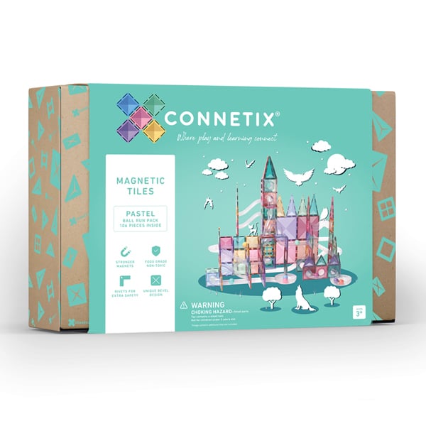 Connetix Pastel Ball Run Set 106st