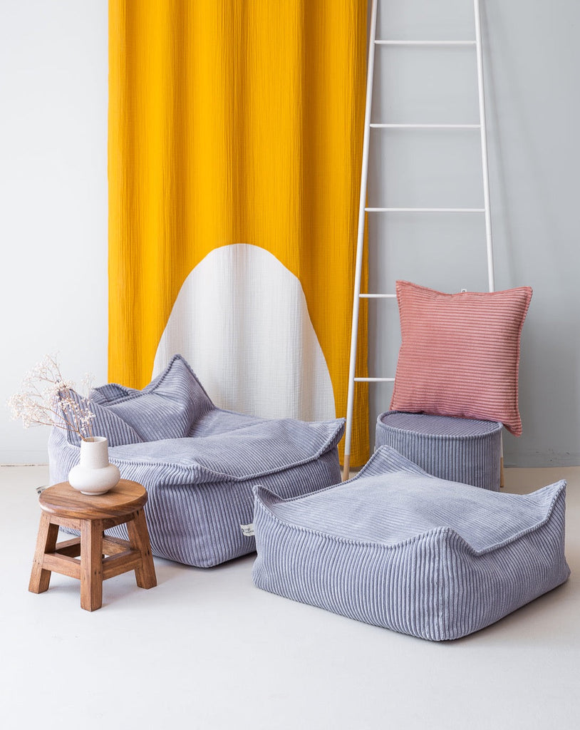 Blueberry blauwe zitzak stoel