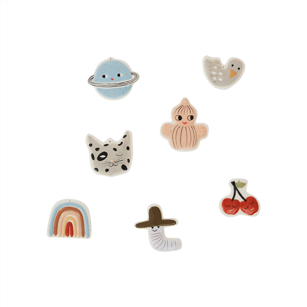 Keramische figuren - 7 stuks