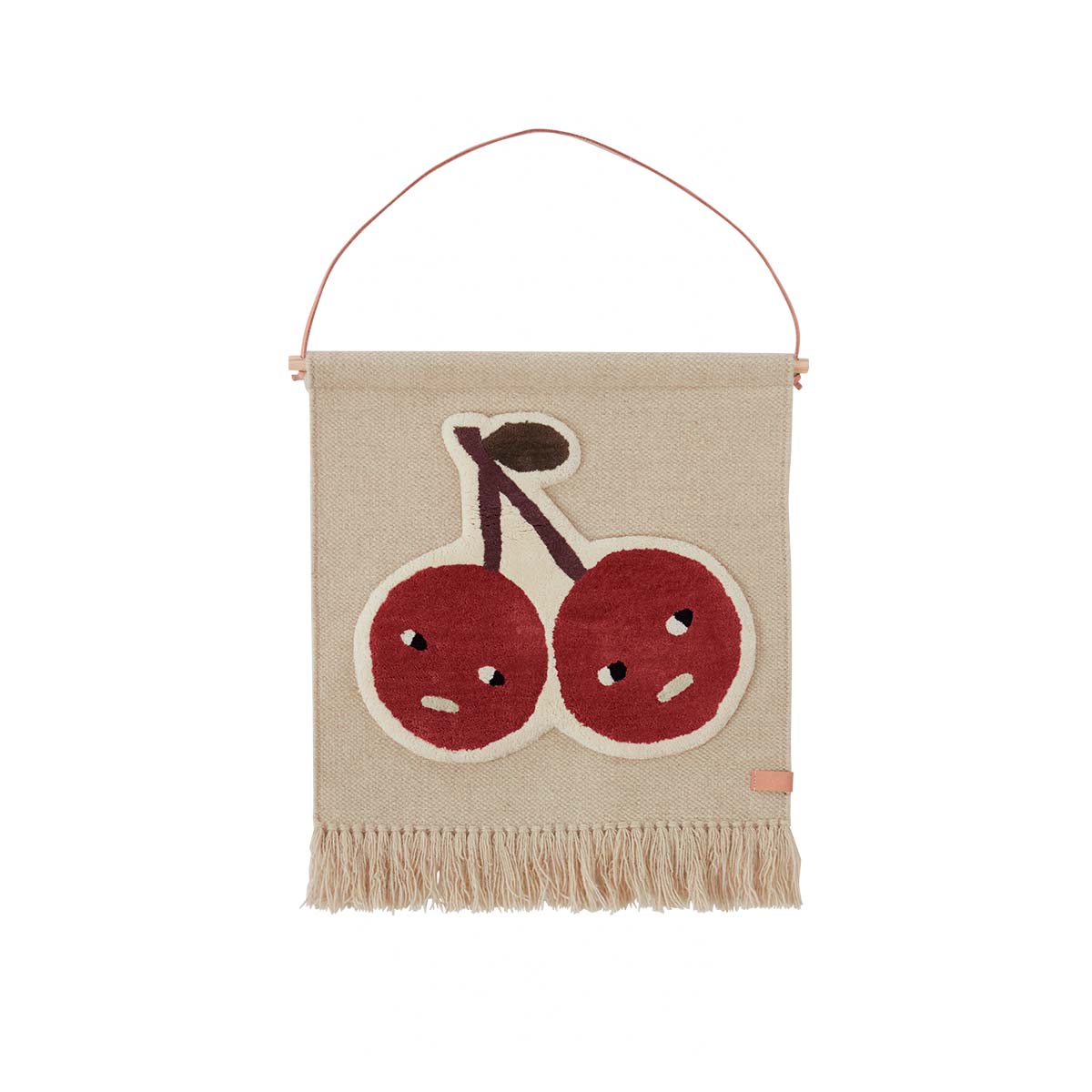 Kers Op Top Wandkleed - Rood