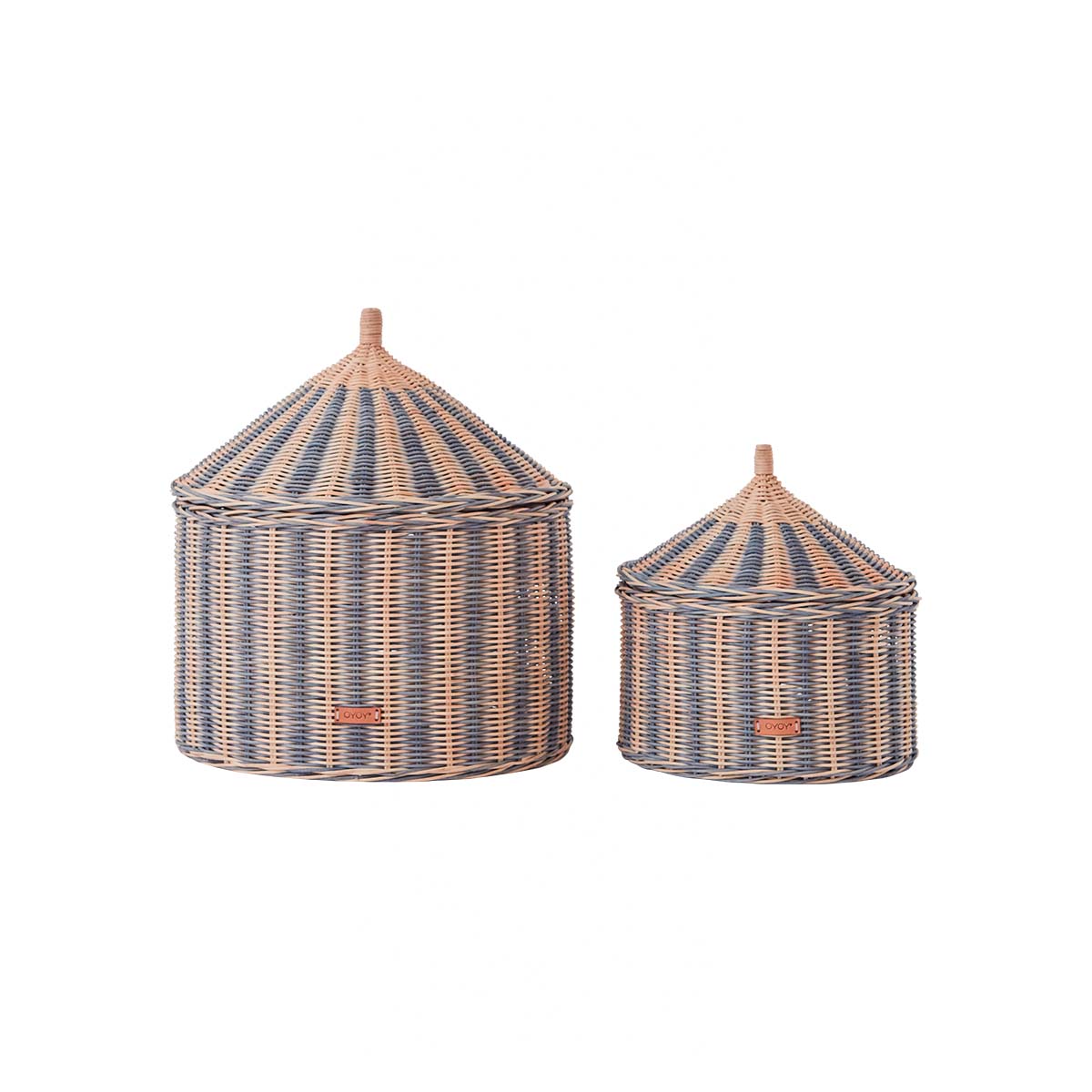 Circusmand - Set van 2 - Blauw