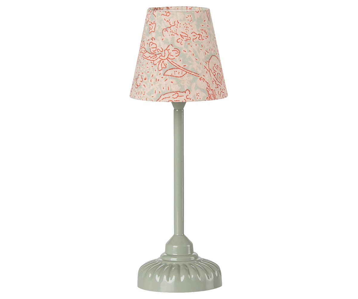 Maileg Poppenhuis Vintage Vloerlamp Mouse - Mint