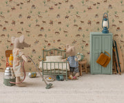 Maileg Vintage Single Bed Mouse - Mint