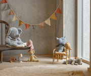 Maileg Sleeping Kitten Plush Grey (Medium)