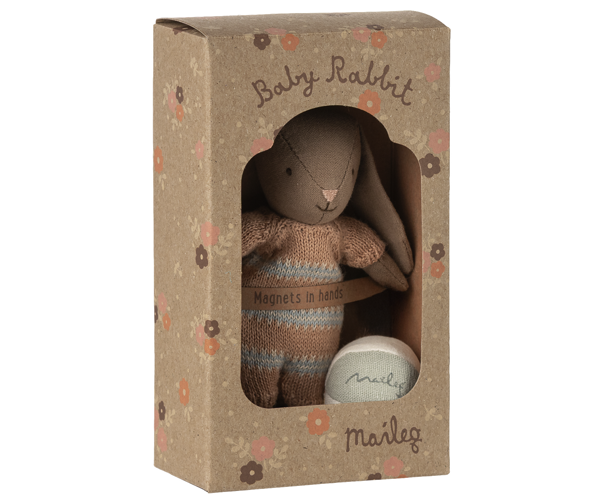 Maileg Bunny Set Micro - Bruin - Roze