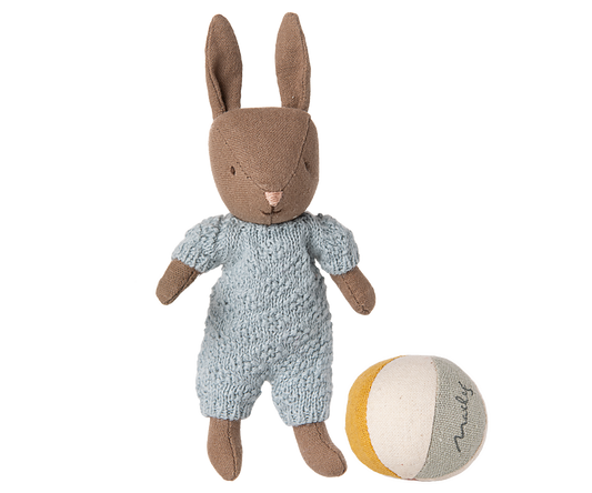 Maileg Bunny Set Micro - Bruin - Blauw