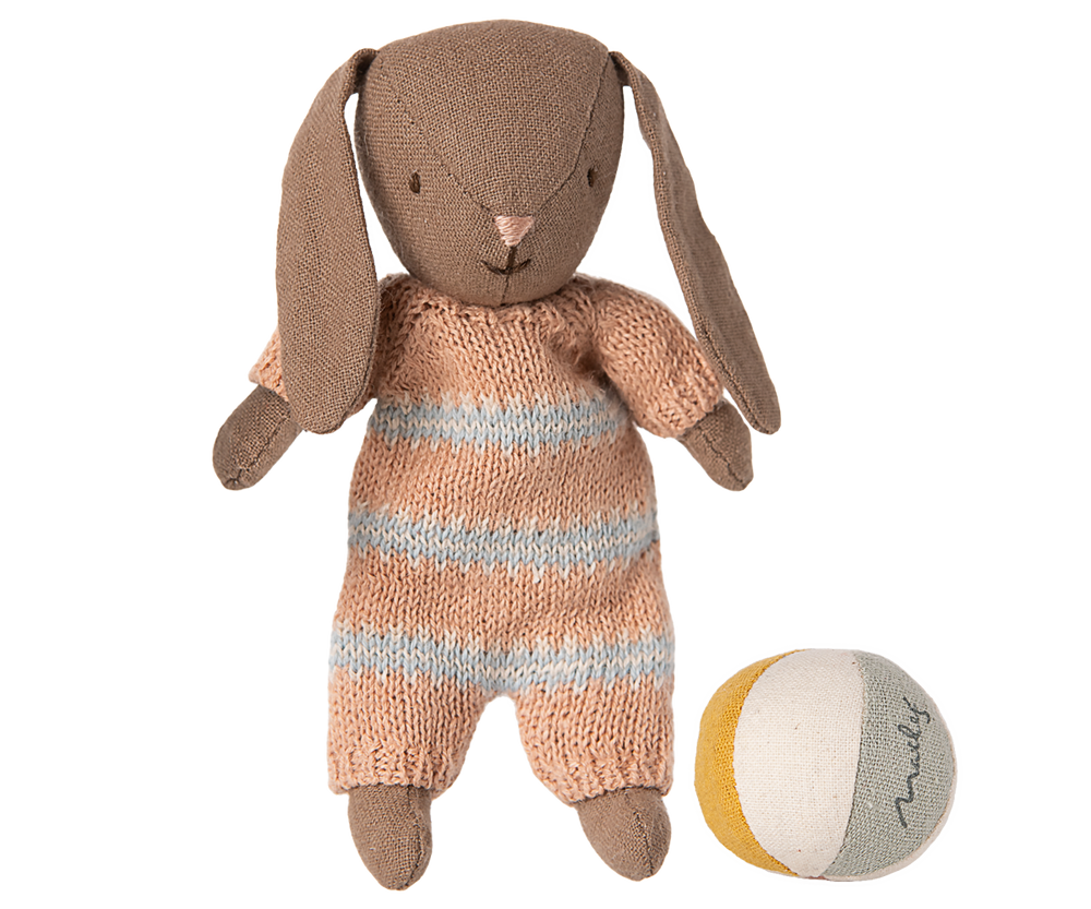 Maileg Bunny Set Micro - Bruin - Roze