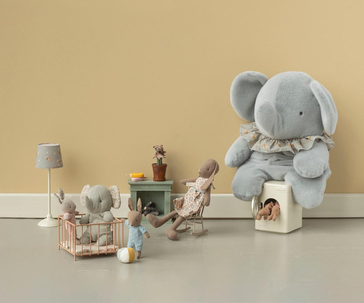 Maileg Bunny Set Micro - Bruin - Blauw