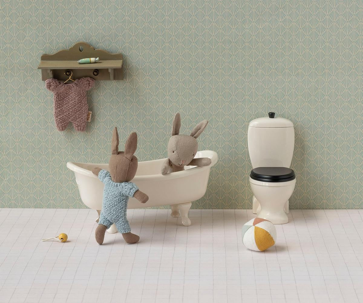 Maileg Bunny Set Micro - Bruin - Blauw