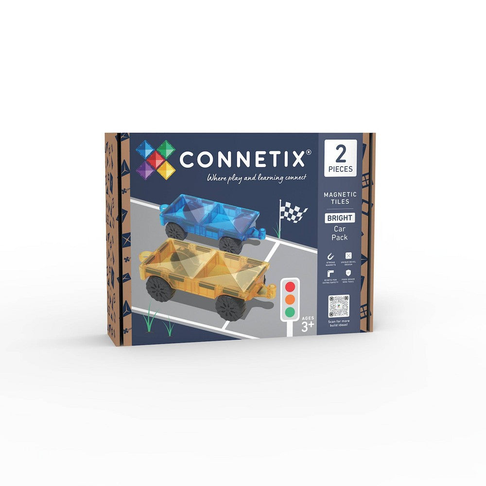 Connetix Bright Car Pack 2-delig
