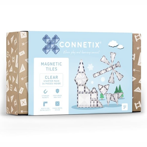 Connetix Clear Starter Pack 34-delig