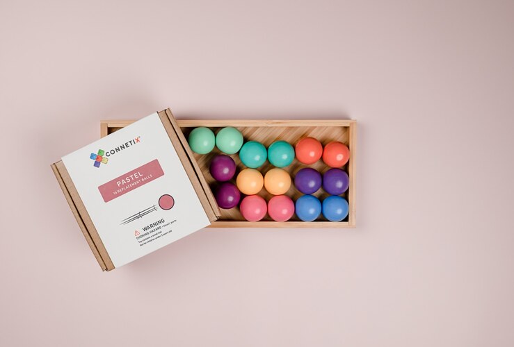 Connetix Pastel Ball Pack 16-delig