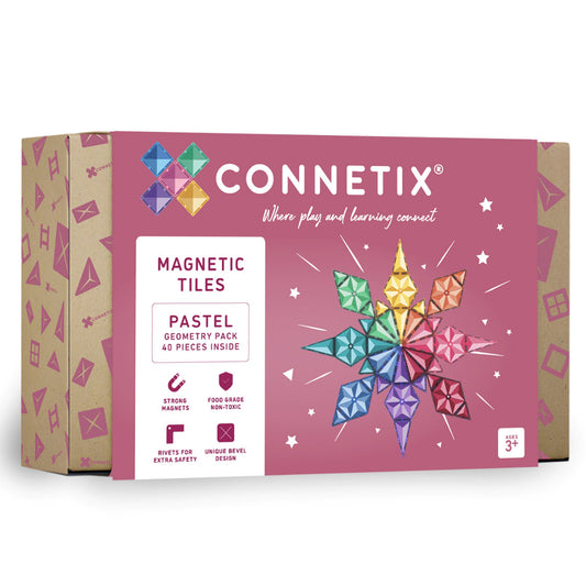 Connetix Pastel Geometry Pack 40-delig