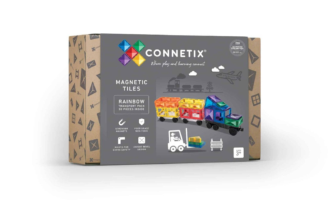 Connetix Rainbow Transport Pack 50-delig