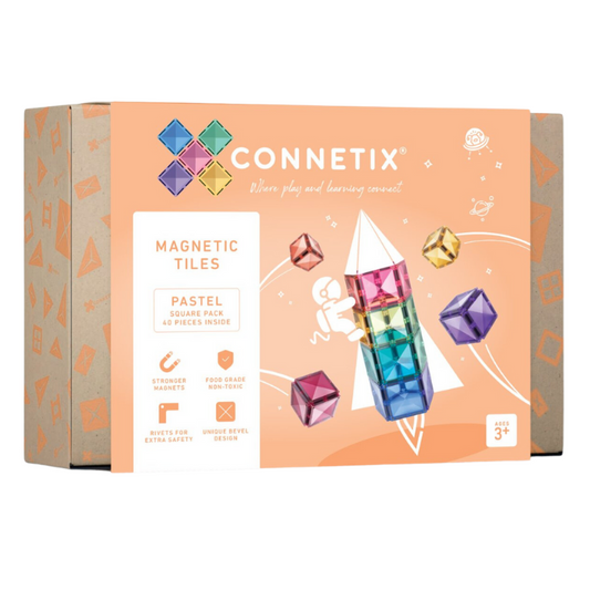 Connetix Pastel Square pack 40st