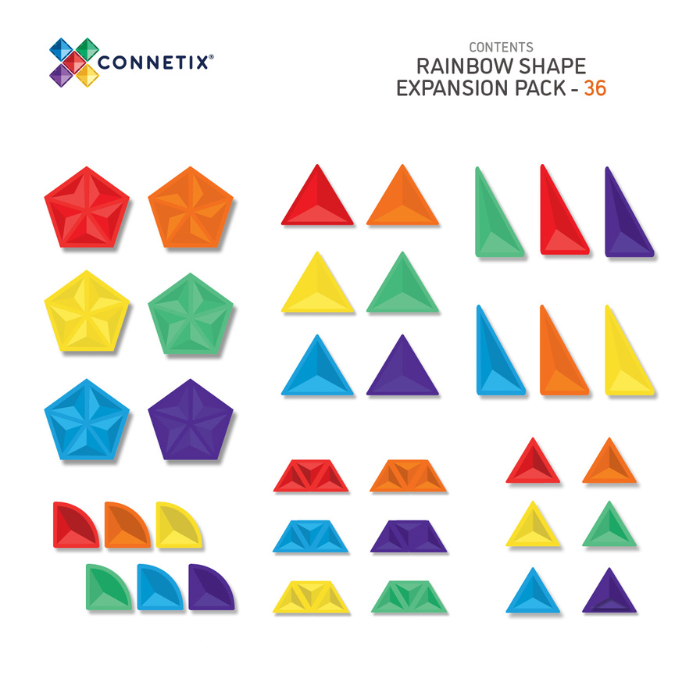 Connetix Rainbow Shape Expansion Pack 36-delig