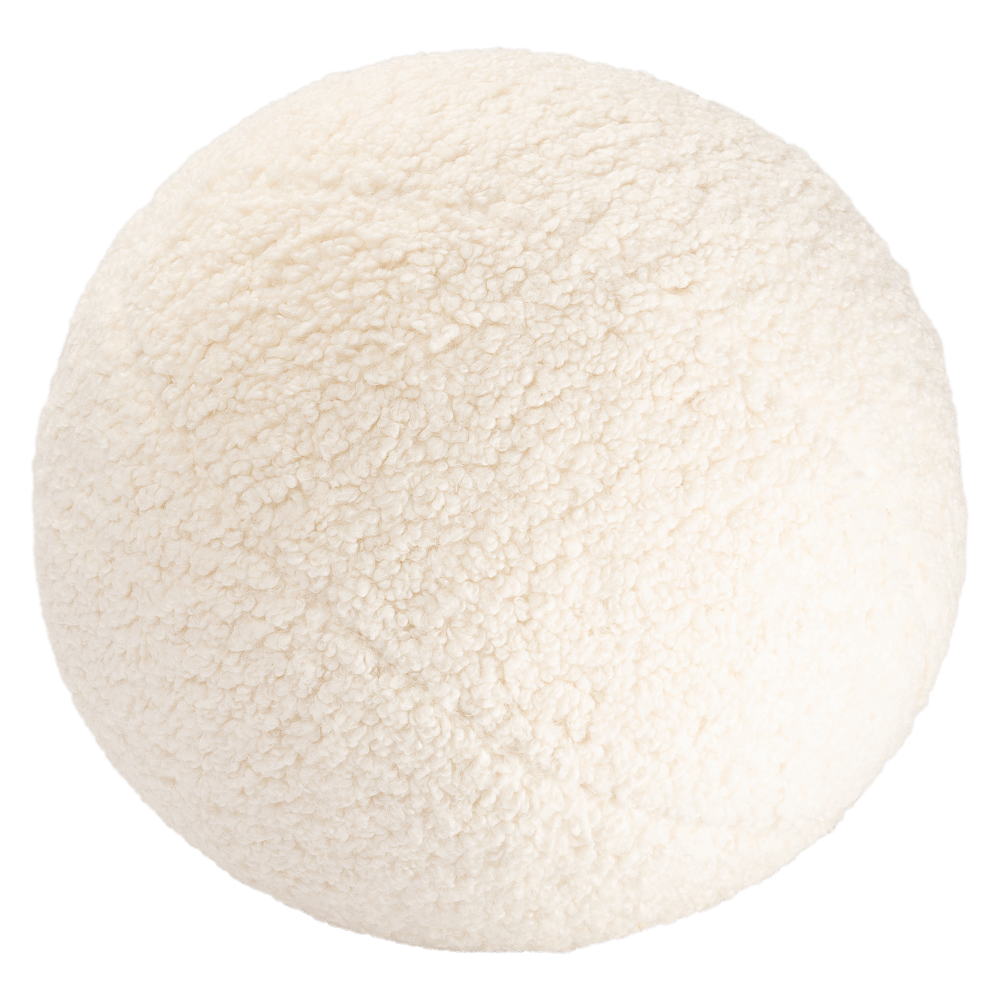 Crèmewit balkussen