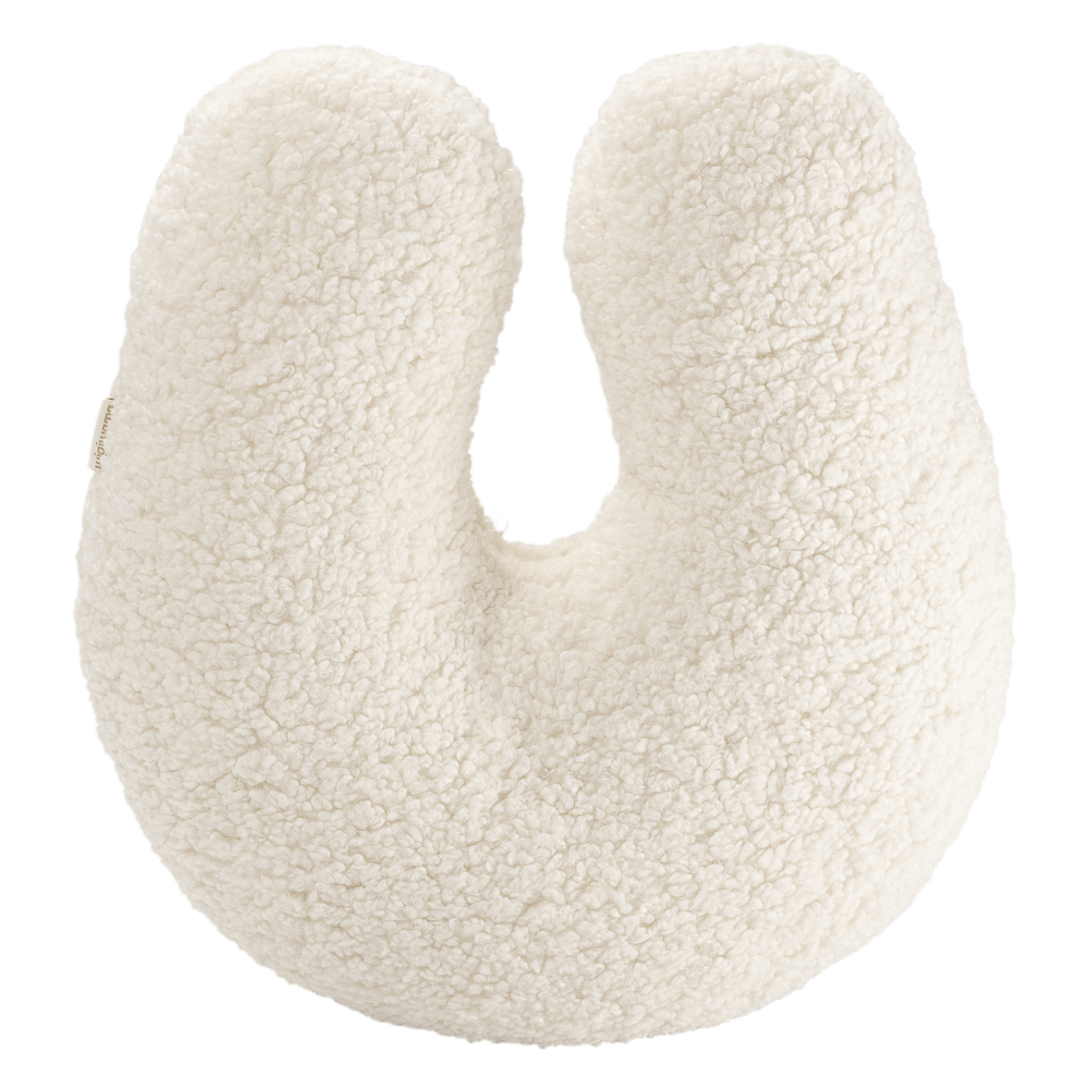 Crèmewit U-kussen