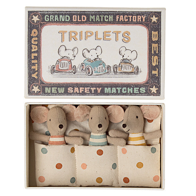 Maileg Baby Muis In Box Drieling - 8 cm