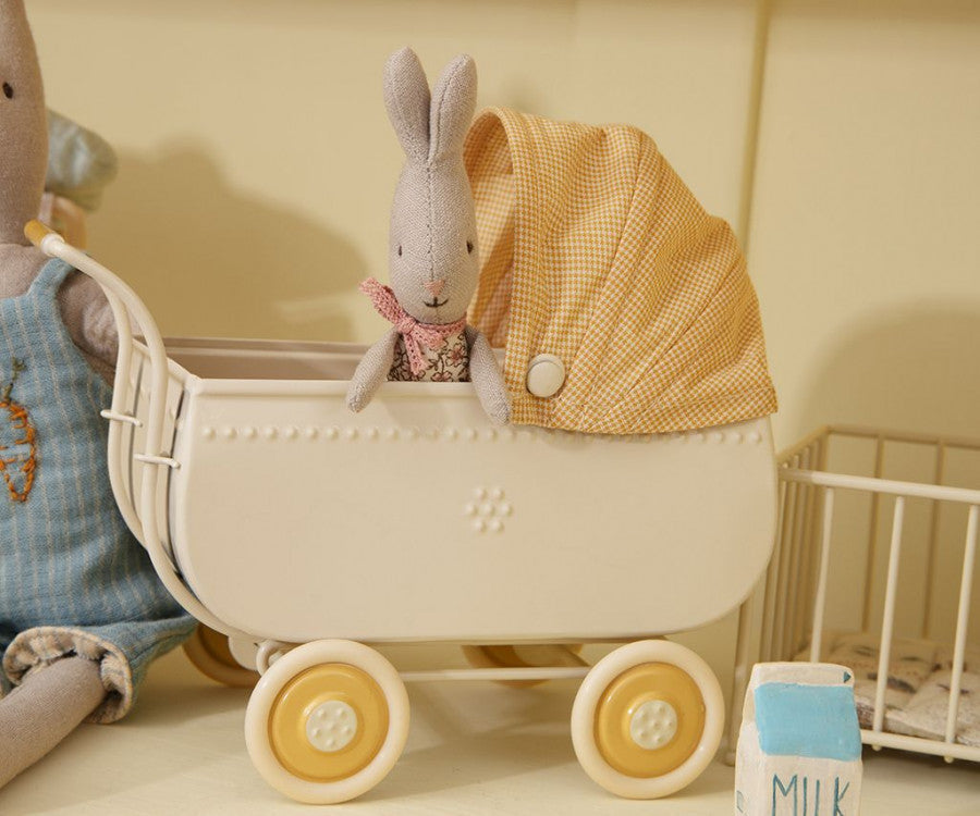 Maileg Kinderwagen Micro Yellow