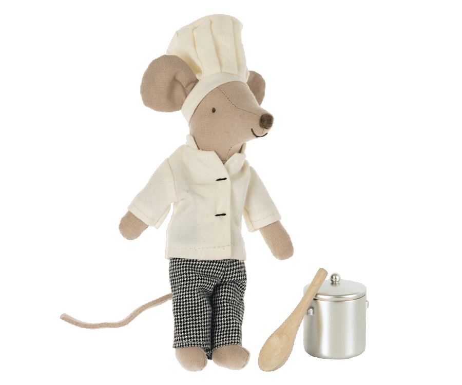 Maileg Chef Muis Soeppan - 9 cm