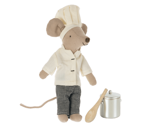 Maileg Chef Muis Soeppan - 9 cm