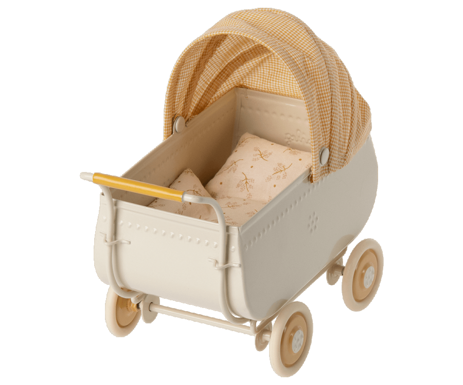 Maileg Kinderwagen Micro Yellow