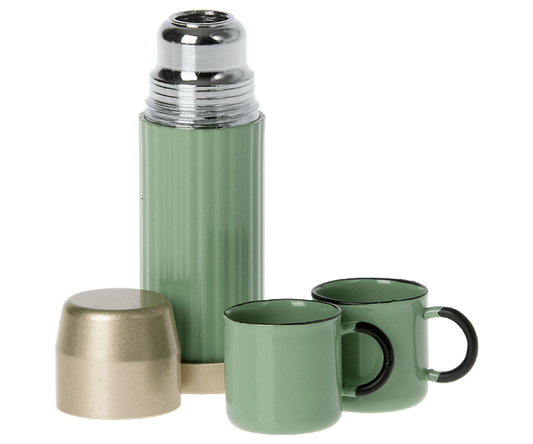 Maileg Thermosfles Bekers Mint