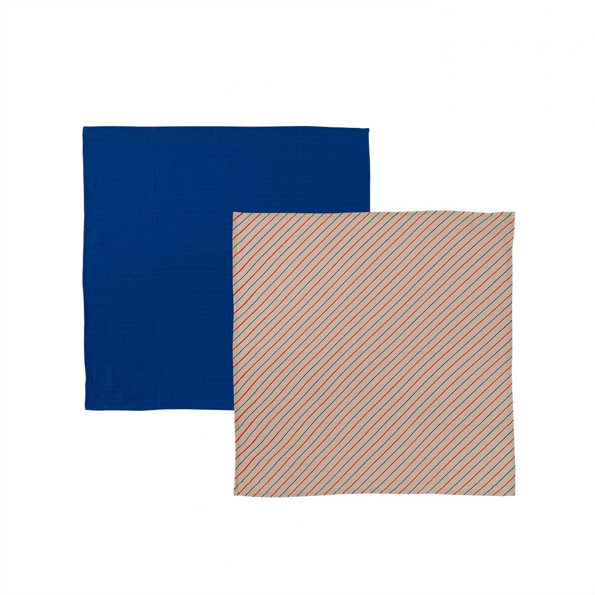 Iro Mousseline - Pak van 2 - Blauw