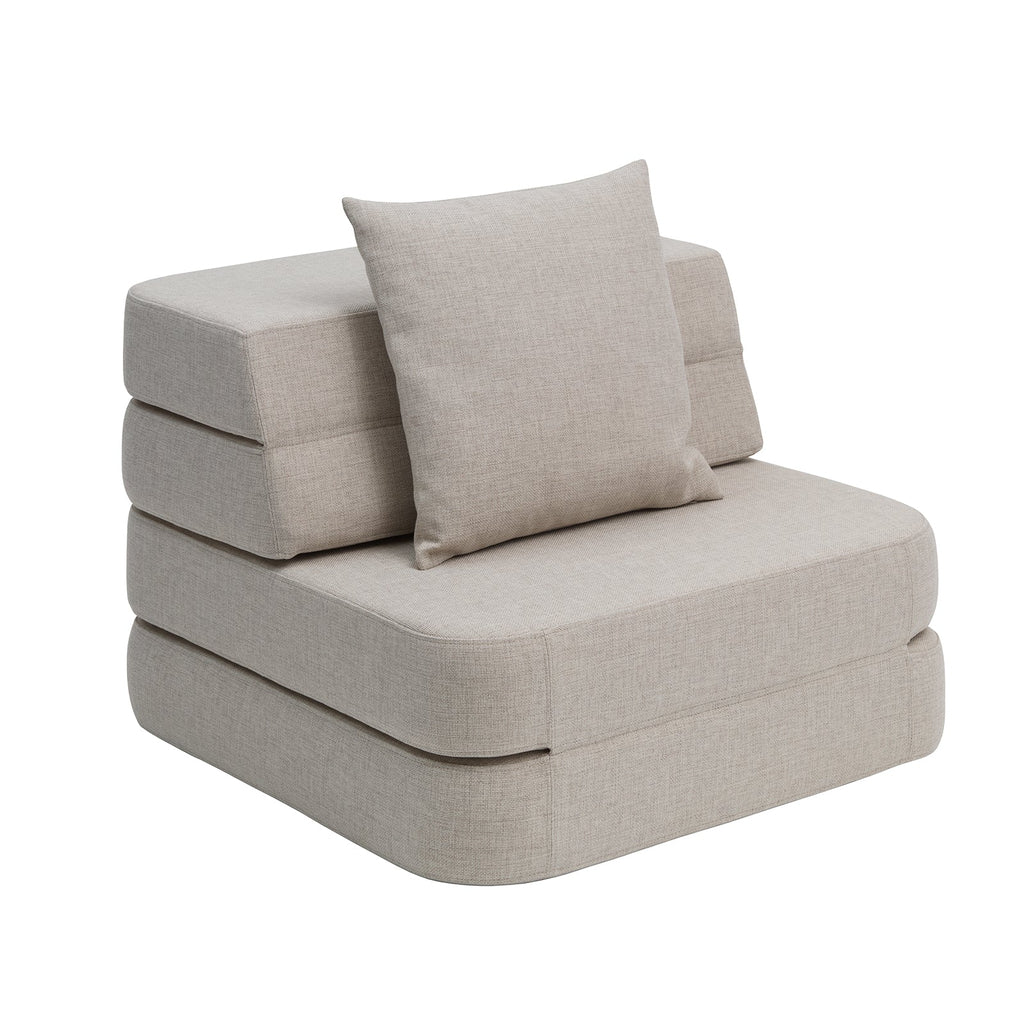 by KlipKlap 3 Fold Sofa Single Soft