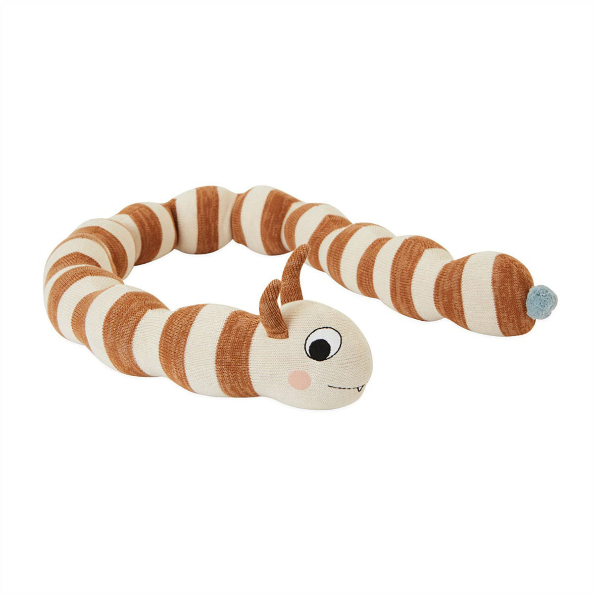 Leo Larva Figuur - Caramel / Offwhite