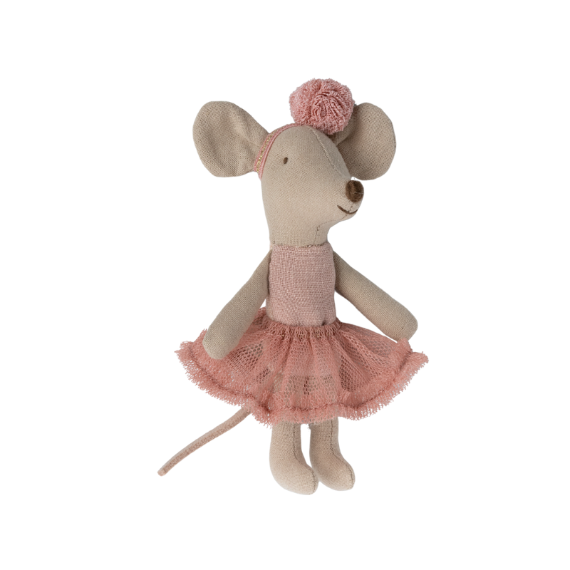 Maileg Ballerina Muis Kleine Zus Rose 10 cm