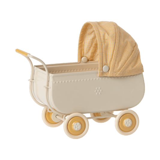 Maileg Kinderwagen Micro Yellow