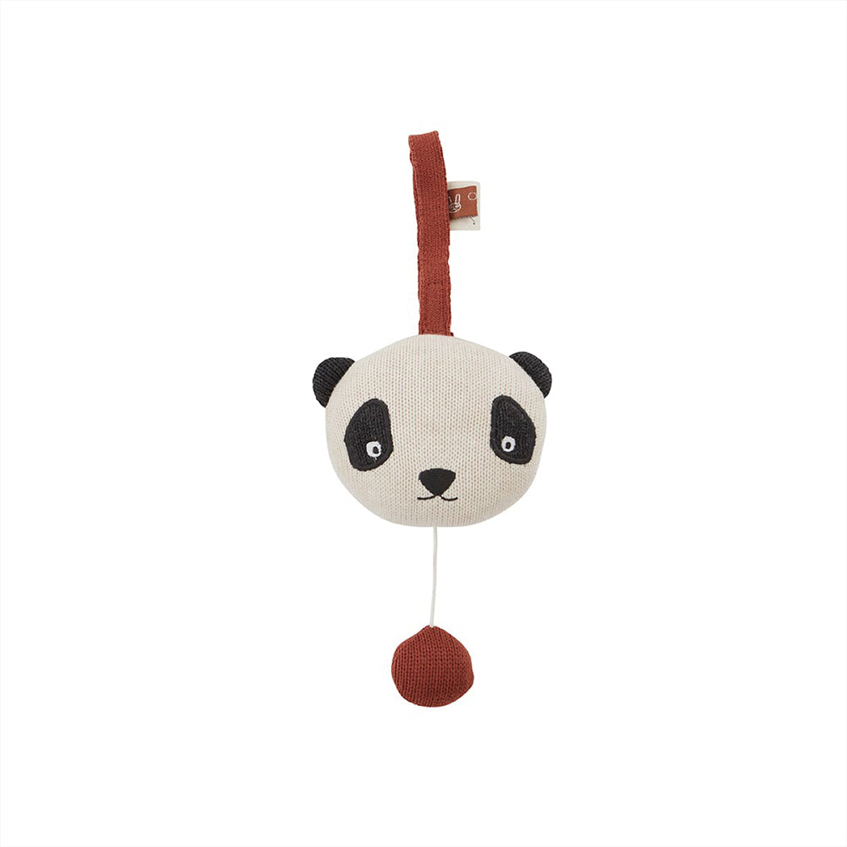Panda Muziekmobiel - Offwhite / Zwart