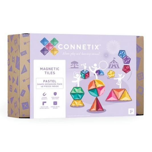 Connetix Pastel shape expansion pack 48st