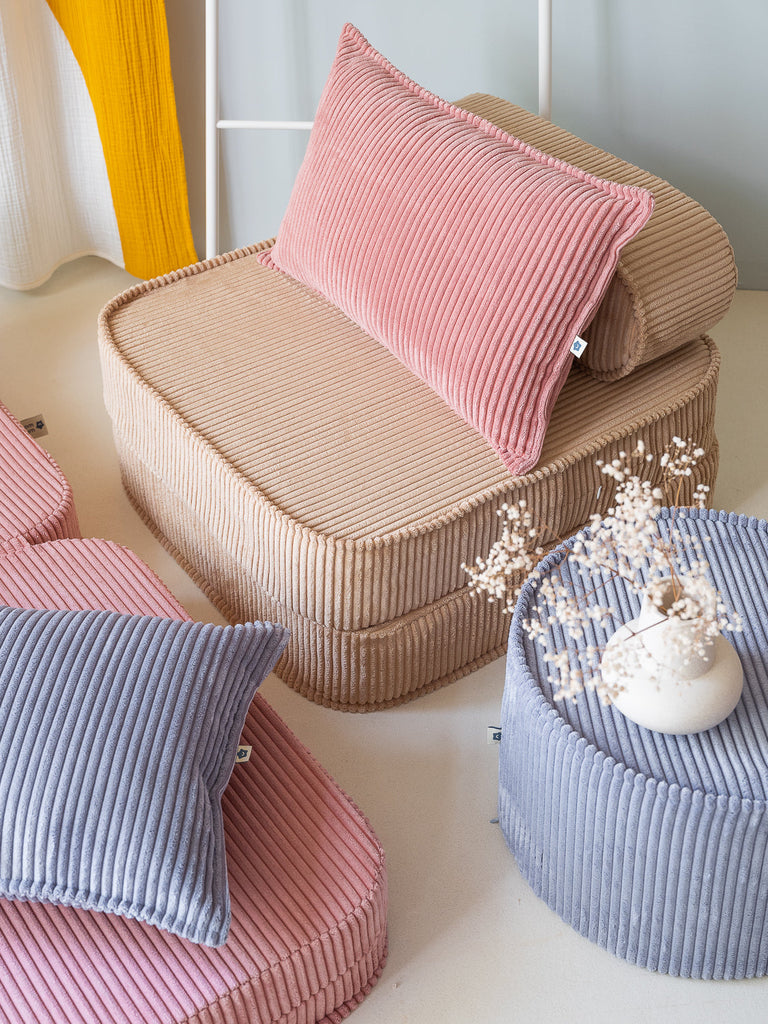 Roze mousse bolster