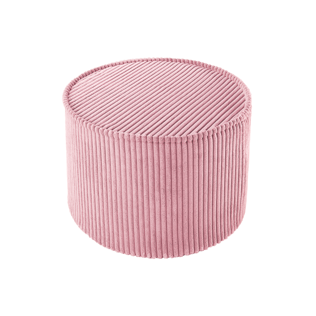 Roze mos poef