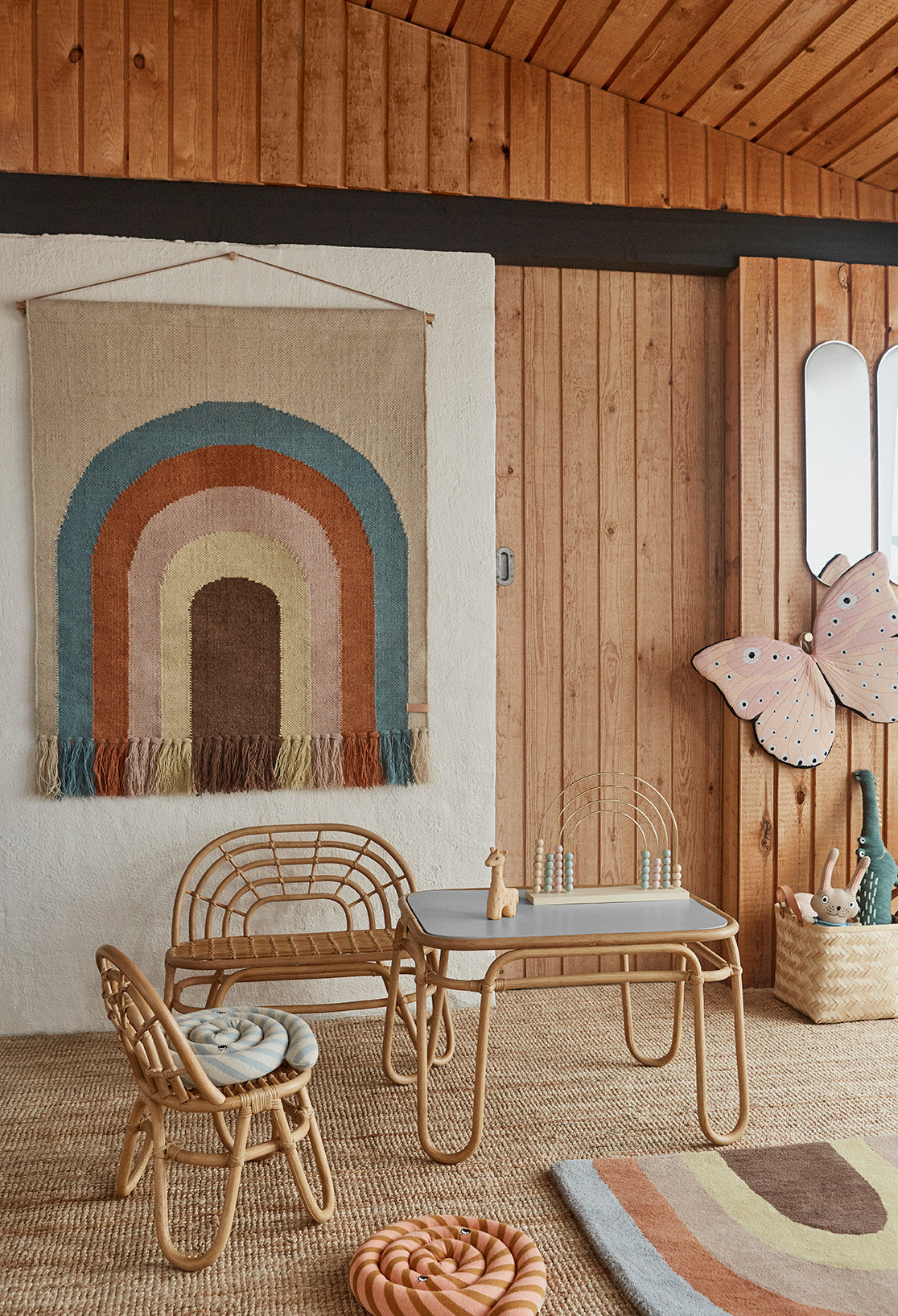 Rainbow Mini Stoel - Natuur