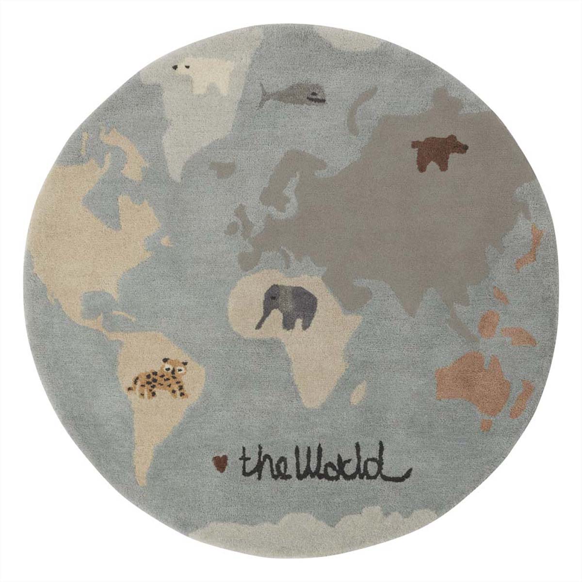 The World getuft vloerkleed - Multi
