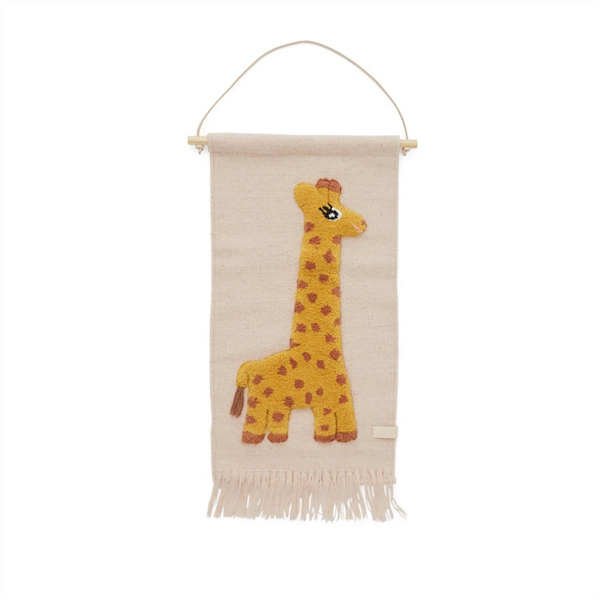 Wandhanger - Giraffe - Roos