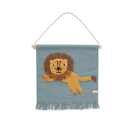 Wandhanger - Springende Leeuw